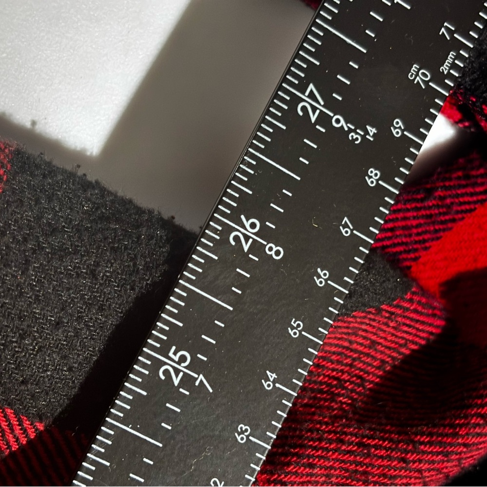 Hickory Men Red/Black Long Sleeve Button Down Shirt - Picture 6 of 6